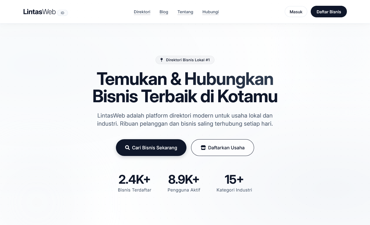Lintasweb Website